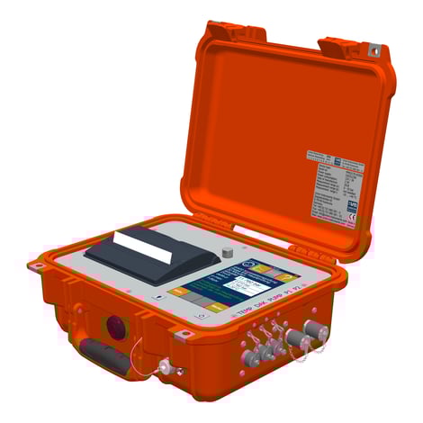 Prüfung von Rohrleitungen und Anlagenteilen, Dichtheitsprüfung, SVGW-Regelwerk, Druck- und Temperatursensoren, vollautomatisierte Dichtheitsprüfung, Druckmesskoffer, automatisch gesteuerte Pumpen, ölfreier Kompaktkompressor mit Luftrückkühlung
