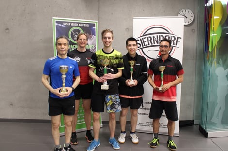 Siegerehrung im Bewerb bis 1.700 Punkte.