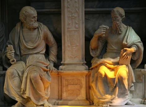 Socrates and Plato - strong and wise