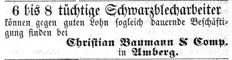 Amberger Tagblatt 11.12.1865