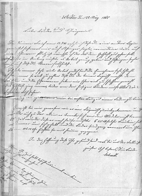 Brief Erhard 28.3.1865