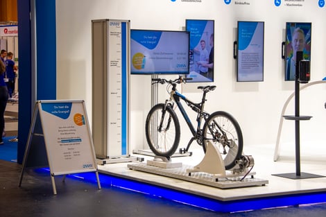 EnergyBike Physik 3 auf einer Messe in Wels