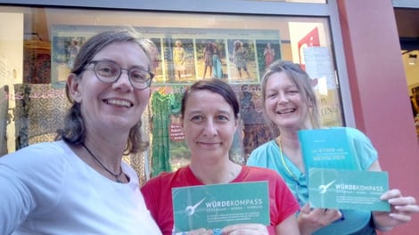 Gründungsteam, v.r.n.l.: Jasmin, Claudi, Isabell