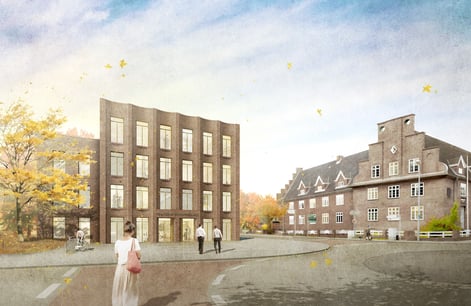 Wettbewerb Neues Finanzamt Nordfriesland Husum 2017 Anerkennung Herr & Schnell Architekten Hamburg