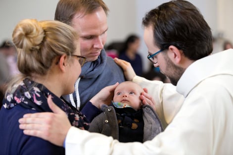 Segensfeier für Babys