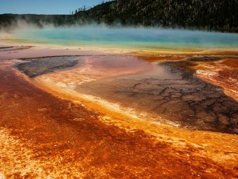 Hot Springs in Yellowstone
