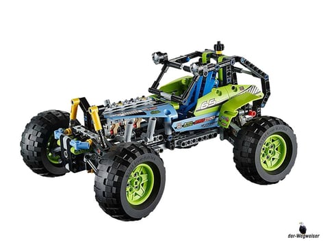 Im Paket Lego 42037 sind 494 Einzelteile mit einer Anleitung enthalten.