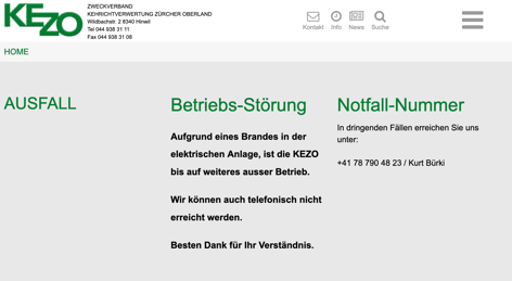 (Bild: Screenshot kezo.ch)