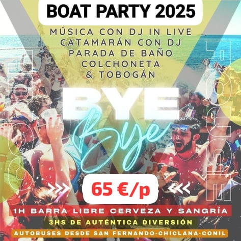 boat party cadiz