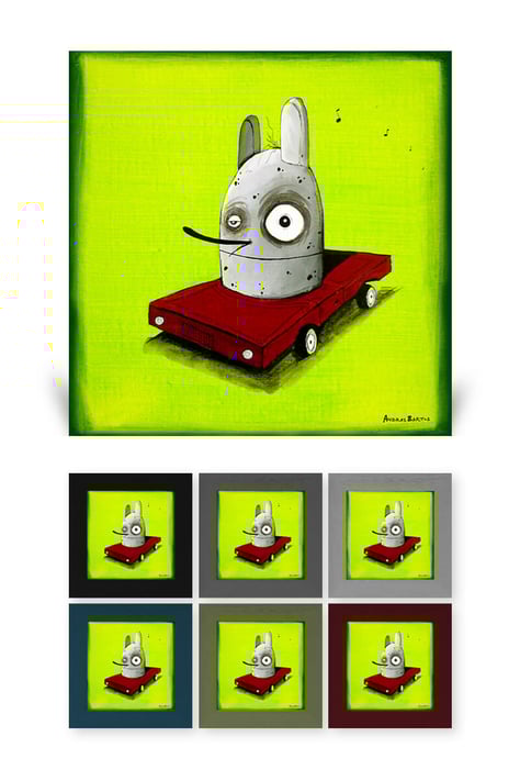 andras bartos  pop art leinwanddruck canvas print berlin 