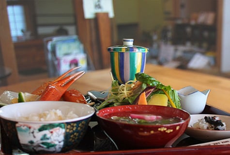 素材にこだわった和のランチ