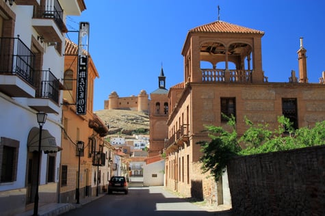 View of Calahorra and its castle