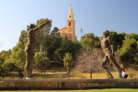 View on the church from Motril