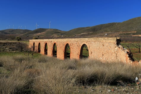The aqueduct in Cónchar