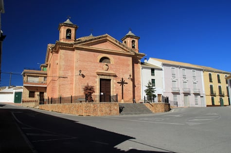 View on the church of Alomartes