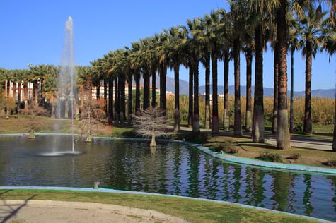 The Pueblos de América Park in Motril