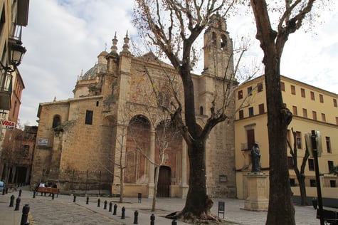 View on the church Santa Domingo