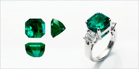 Ptエメラルドリング　E-7.33   D-1.52