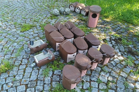 Nistkästen für das Klinikum Starnberg (Foto: Horst Guckelsberger)