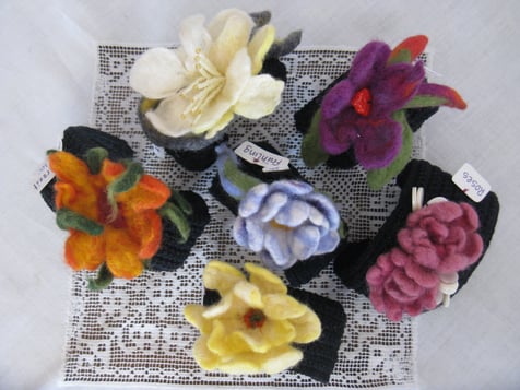 von li.: Sommerzeit, Sorbet, Frühling, Narzisse, Fuchsia, Roses