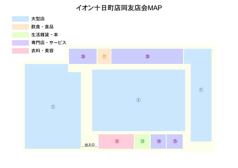 イオン十日町同友店会MAP