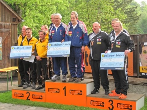 v.l. ESV Bad Mitterndorf, SG SSV Raika Alkoven, ASVÖ SV Lichtenberg KBW