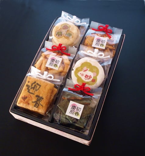 迎春せんべいギフト箱小