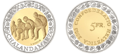 Gedenkmünze von 2003 (Bild: Swissmint)