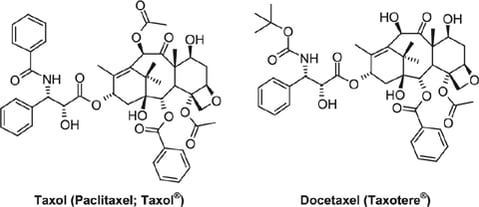 Taxotere (docétaxel), C43H53NO14