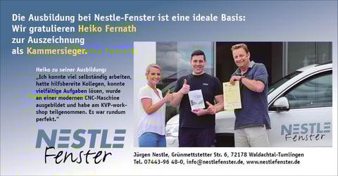 Personal-Anzeigenwerbung für Handwerksbetrieb in Waldachtal. Gesamtkonzept Rainer Sturm