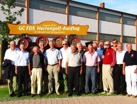 Herrengolf-Ausflug 2011. St. Wendel im Saarland. Golf-Club Freudenstadt. Foto Rainer Sturm stormpic.de
