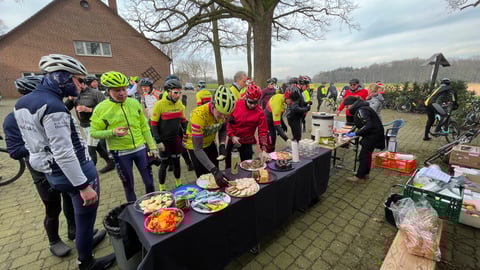 ... eine willkommene Stärkung während der Tour!
