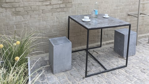 Garten Tisch Beton
