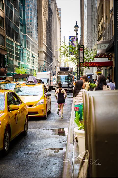 und gejogt wird einfach in der Stadt  und wenn es sein muss auch auf der Straße                                                     