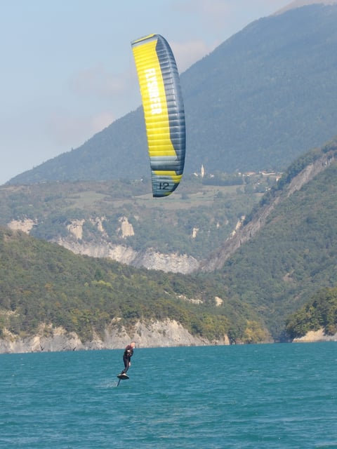 nouvelle Flysurfer Sonic5 au Lac Monteynard