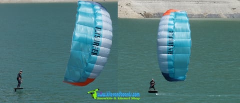 Flysurfer Hybrid2 10m lac Monteynard . photo Dominique Lacour