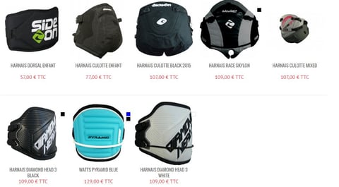 Harnais kitesurf Side-on