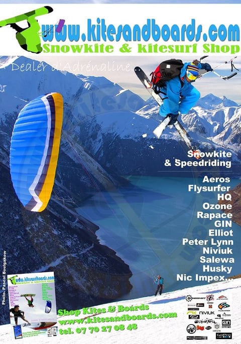 magasin de snowkite a grenoble isere