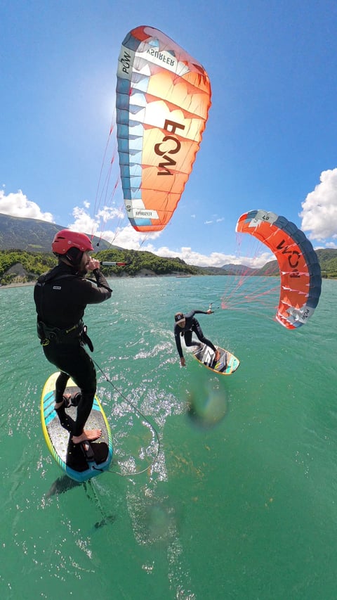 parawing / pocket wing POW flysurfer lac Monteynard /Grenoble