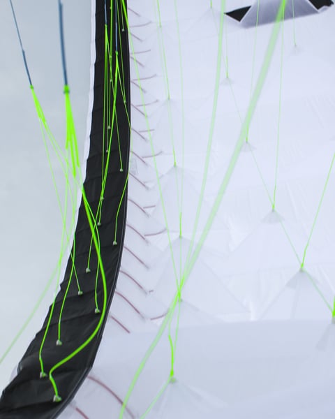 Bridage de couleur et entierrement gainé pour plus de facilité dans la neige