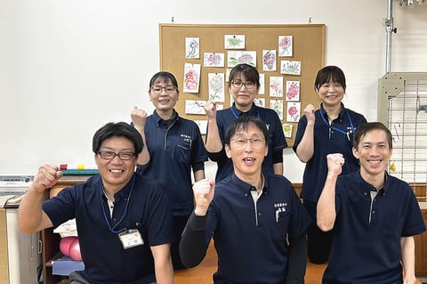 リハビリ専門職員の集合写真