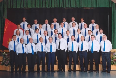 Am Jubiläums-Sängertag 2002 in Altendorf