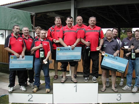 v.l. ATSV Laussa, TV Spk. Andorf, Union Raika Ramingtal