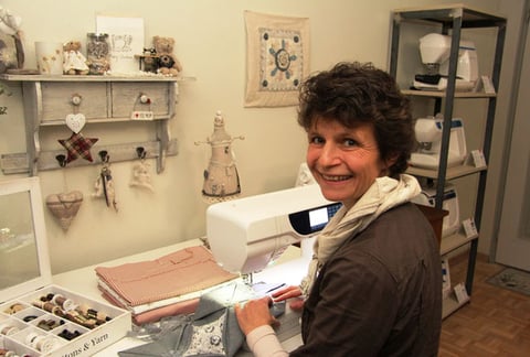 Atelier Madame Marie, Schönes aus Stoff, Patchwork, Nähmaschinen, Elna, Servicetag, Overlock, Franziska Jermann