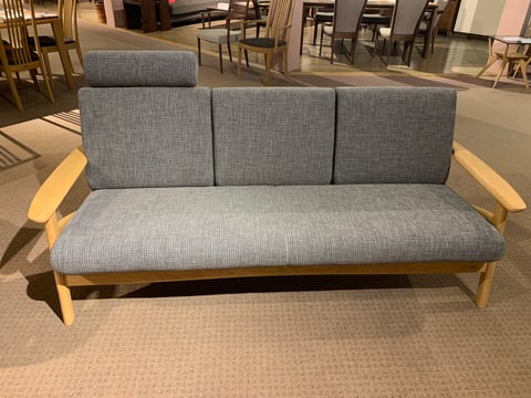  ソファ　浜本工芸　ワイド　３人掛け　東京デザインセンター　栃木県家具　鹿沼市　東京インテリア　ショールーム