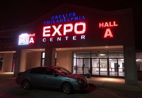 開催前夜の会場外観(2018年)