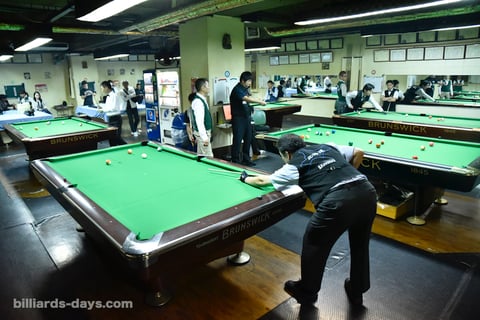 A級戦会場の『ピカソ』（京都）　※写真は2018名人戦A級戦より