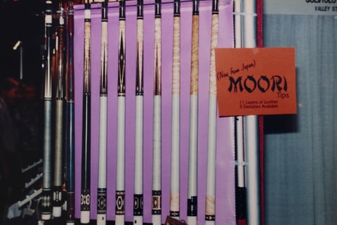 エキスポのブースで展示されていたタッドの横に『モーリ』のポスター