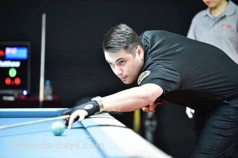 P&BオーナーのMatt Edwards　※2018 China Openにて