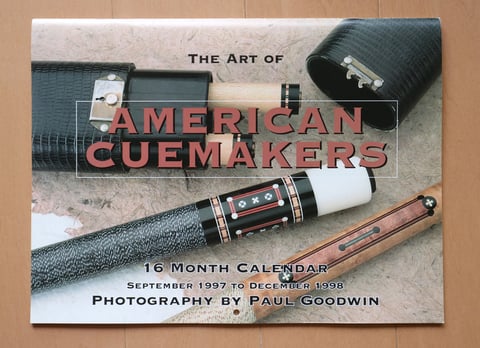 1997年〜1998年のキューメーカーカレンダーの表紙になったFrank Costerキュー(2本とも)